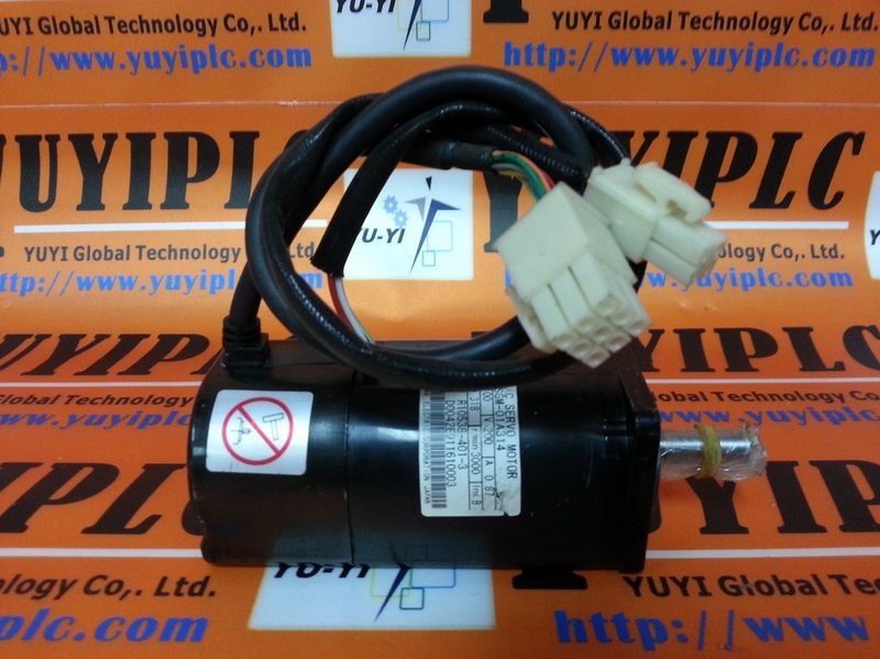 YASKAWA SGM 01A314 AC SERVO MOTOR 裕益科技自動化設備可程式編碼器PLC分散式控制系統DCS